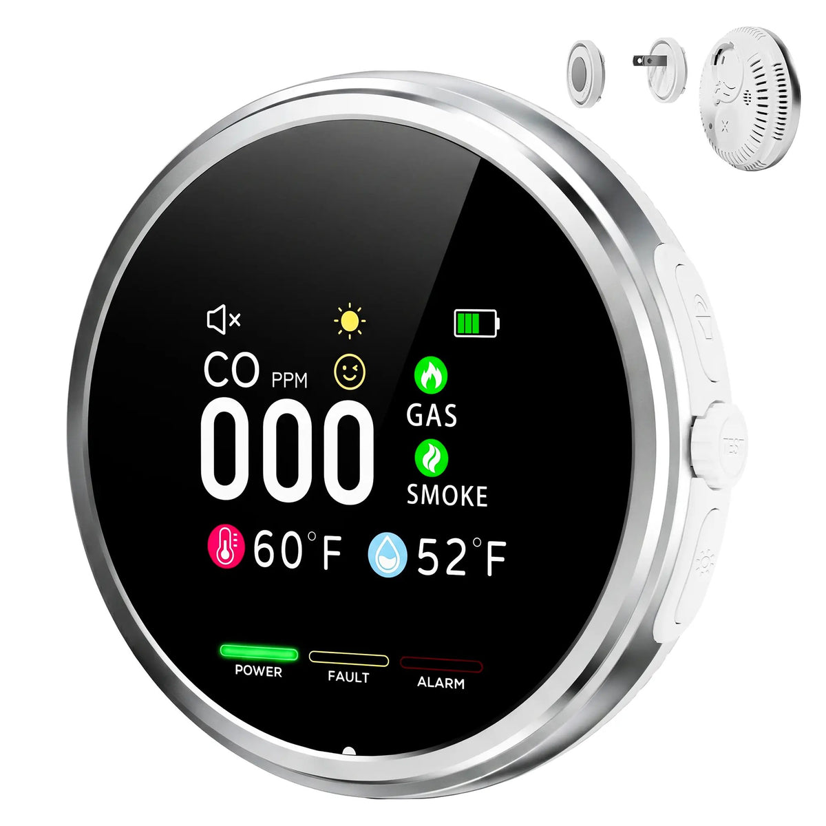 🚨 6-in-1 Plug-In Air Quality Detector | Fast Refresh Home Safety Monitor For House & RV Owners