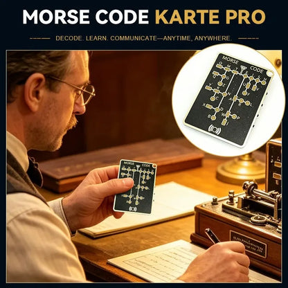 🔥 Last Day 50% OFF✨-📟 Morse Code Trainer Card Pro (LED Edition)