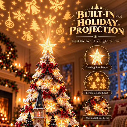 🎄Christmas Village Lightscape Tree-🤩50% OFF