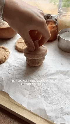 🍪Wooden Cookie Stamp