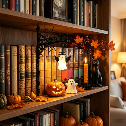 🔥 Last Day 50% OFF✨-👻 Halloween Bookend Light Adds Gothic Spooky Charm to Your Home Decor 🎃✨