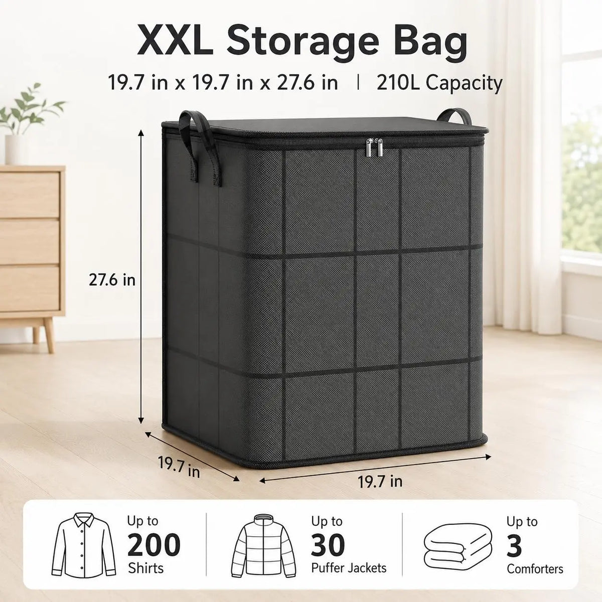 🔥 Last Day 50% OFF✨-📦 Keep Clothes Neat with Extra-Large Storage Bag ✨
