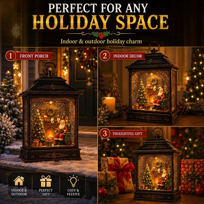 🎁 Last Day 50% OFF✨-🎅 Santa's Magical Fireplace Lantern Bring the Magic of Christmas Home ✨