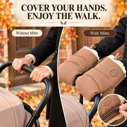 🧤 Last Day 50% OFF✨-❄️ Cozy Stroller Handlebar Mitts for Warm Winter Walks 👶