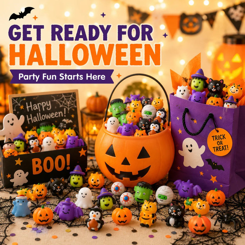 🔥 LAST DAY 50% OFF! 🎃 30PCS Halloween Mochi Squishy Toys 👻