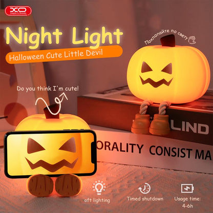 😴 Last Day 50% OFF✨-🎃Ultimate Pumpkin Night Light for a Cozy Halloween Glow All Night Long ✨