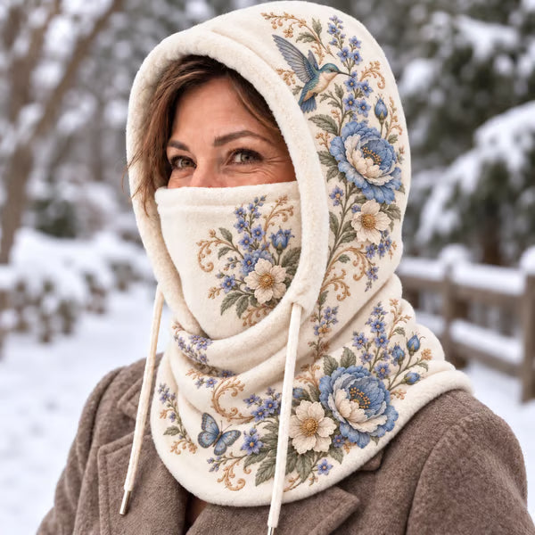 🌸Last day Promotion 🔥-Stay Warm with This Cozy 3-in-1 Winter Hood! ❄️