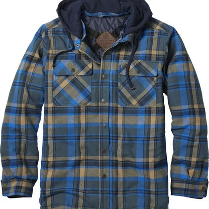 🔥❄️Mountain-Tested Warmth | Concealed Carry Hooded Flannel💥🔫
