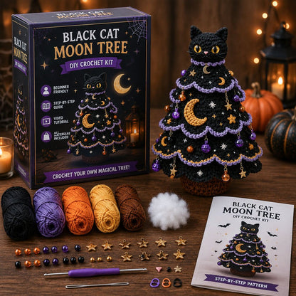 🎃Last day Promotion ⏰-Last day Promotion 🔥-🧶DIY Halloween Crochet Tree Kit for a Spooky & Fun Tabletop Decoration 👻
