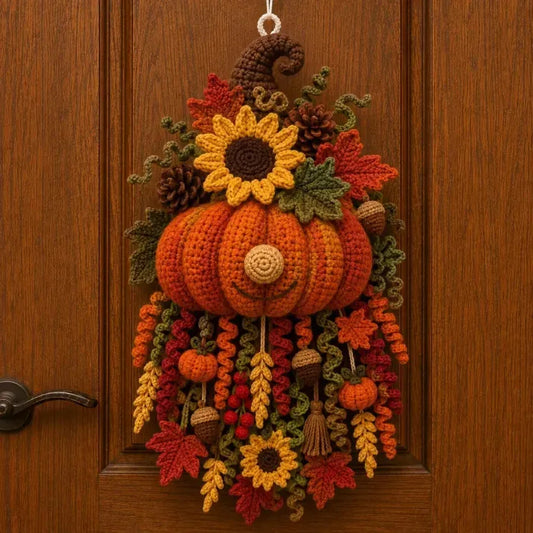 ⏰Last day Promotion 🔥-🧶 DIY 3D Crochet Door Hanger Kit for Creative Seasonal Home Decor ✨💕