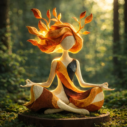 🔥LAST DAY 50% OFF- 🧘Serenity Growth | Inner Harmony Sculptural Figurine 🌙