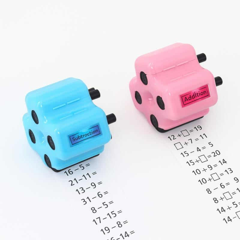 🔥 Holiday Celebration 50% OFF ✨-📚4-in-1 Math Stamp Roller for Fun, Hands-On Learning & Easy Practice 🔢