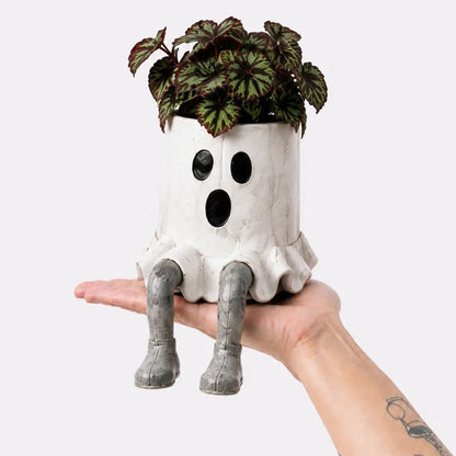 🪴 Last Day 50% OFF✨-🧙‍♀️Whimsical Halloween Hanging Leg Planter for Fun  🌵