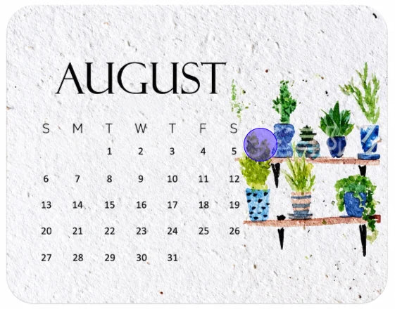 🌼Early Holiday Sale 50% OFF-🌱Eco-Friendly Plantable “Timeless” Seed Calendar 2027