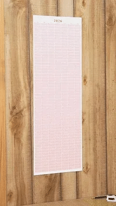 🗓️🏡 2027 Cozy Pecan Print Wall Calendar – 12-Month Vertical Planner