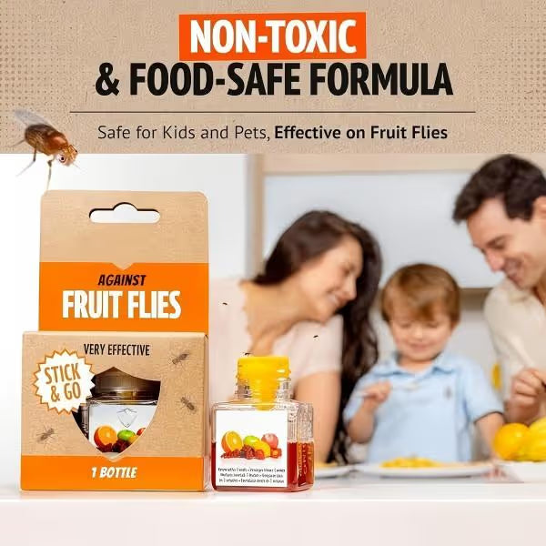 🍎Ultra-Strong Fruit Fly Trap – Easy to Use, Long-Lasting Up to 3 Weeks & Powerful Pest Control! 🚫✨