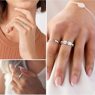 ⏰Last day Promotion 🔥-💍 Relieve Stress with This Rotating Crystal Ring Full of Meaning ✨