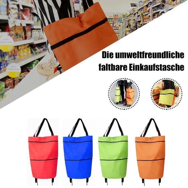 🔥🛍️Foldable 2-in-1 Shopping Bag