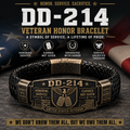 DD-214 Veteran Honor Bracelet - Made By VETERAN 'Robert Smith'