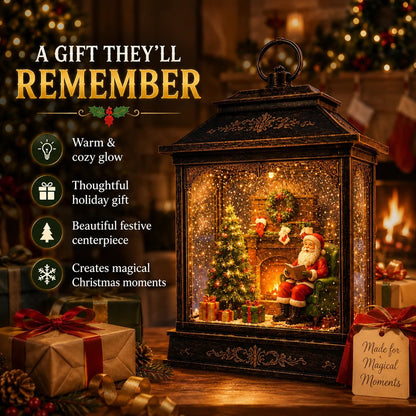 🎁 Last Day 50% OFF✨-🎅 Santa's Magical Fireplace Lantern Bring the Magic of Christmas Home ✨