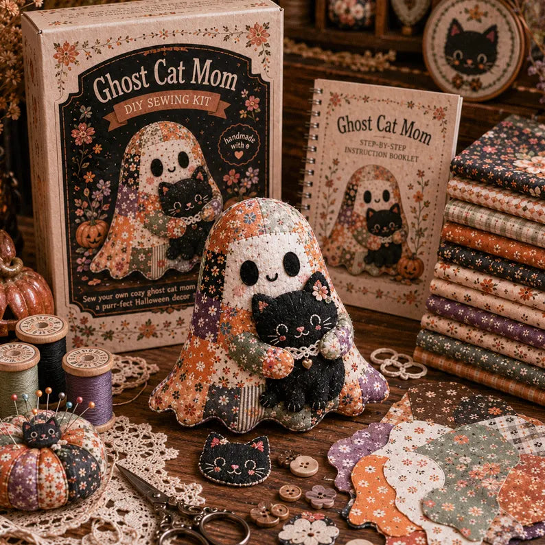 🔥52% Off Last Day - 👻 Little Ghost’s Cozy Halloween DIY Patchwork Kit