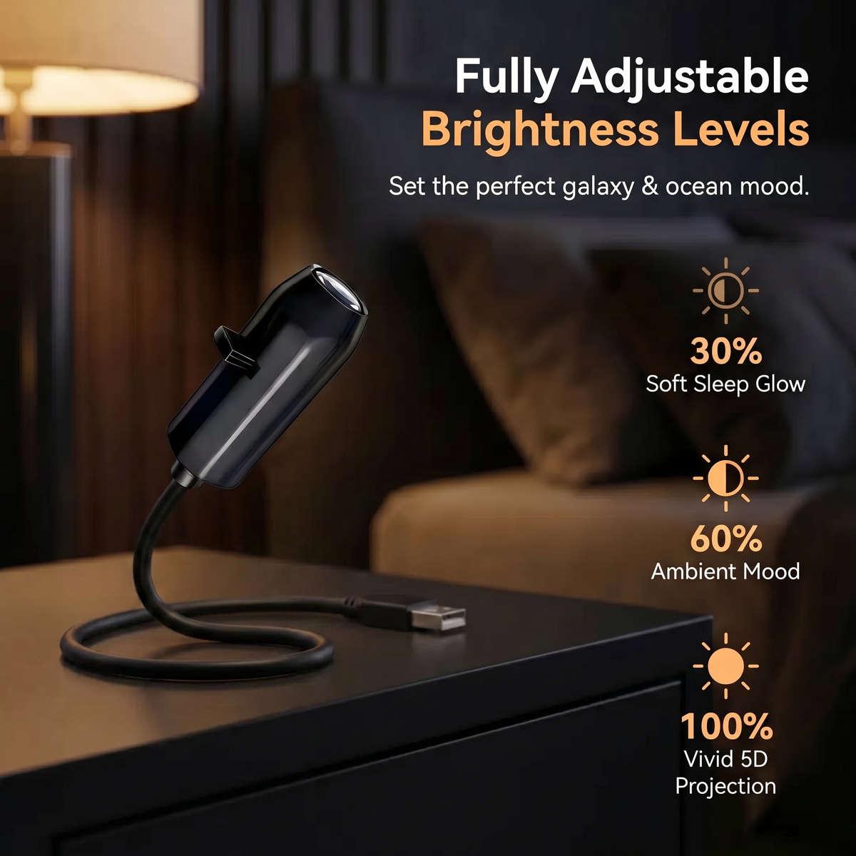 🔥 Last Day 50% OFF✨-Night Light Projector - Smart Holographic Star Projector