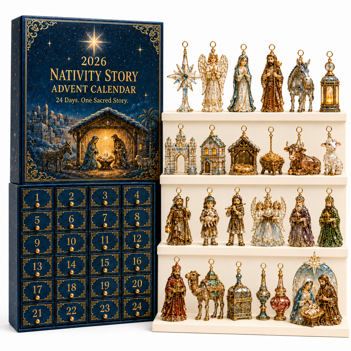 ⏰Last day Promotion 🔥-🎄2026 Advent Calendar – Celebrate the Coming of Jesus 🙏