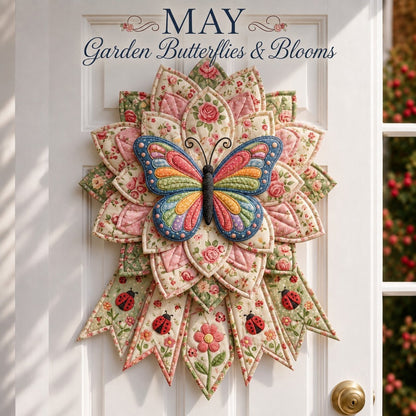 🧵Last day Promotion 🔥-🌸Beginner-Friendly 12-Month Seasonal Quilted Door Hanger Sewing Kit  💕