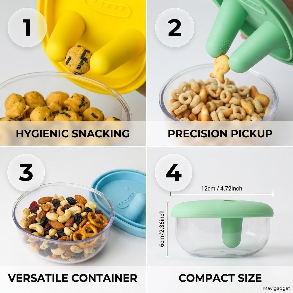 🍿 Holiday Celebration 50% OFF ✨-Enjoy Mess-Free Snacking with Clean Hands Every Time! 🙌