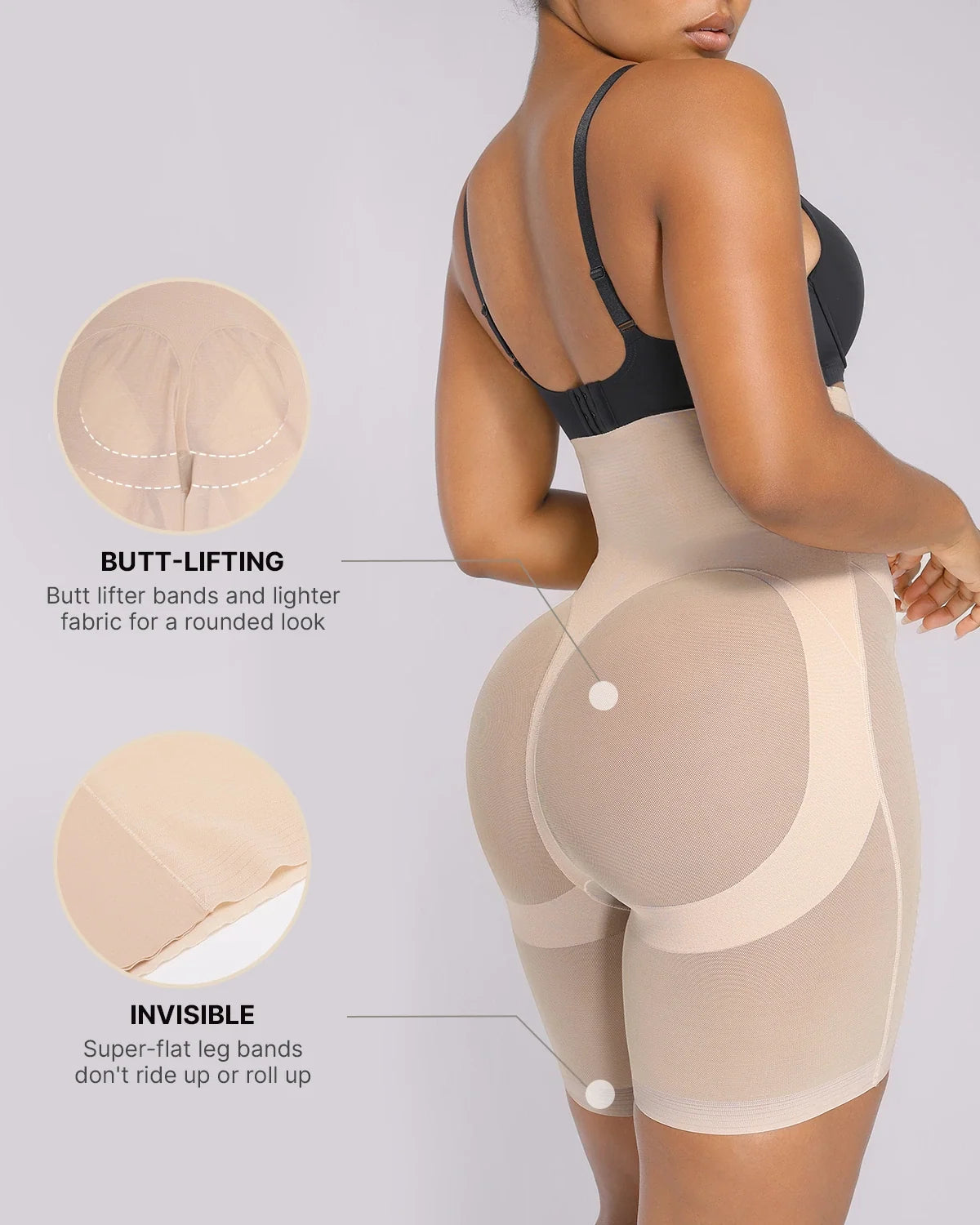 Vereuse™ High-Waisted Mid Thigh Short