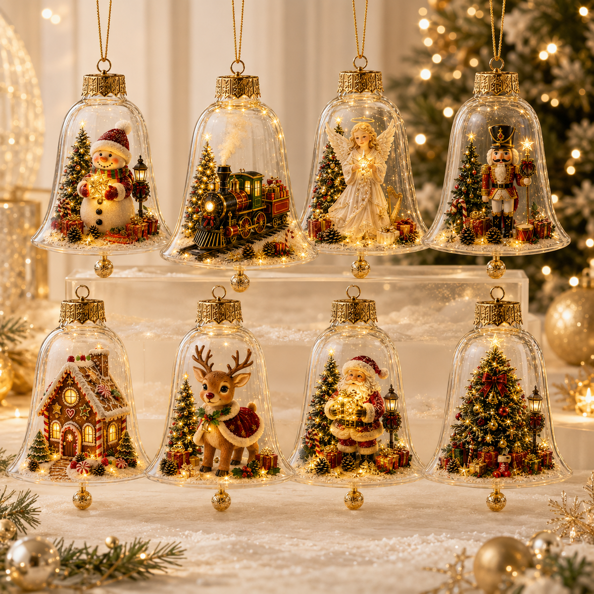 🎄 Last Day 50% OFF✨-🎅Light-Up Christmas Story Ornament for Magical Mini Holiday Scene Decor ✨