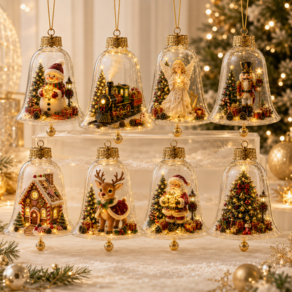 🎄 Last Day 50% OFF✨-🎅Light-Up Christmas Story Ornament for Magical Mini Holiday Scene Decor ✨