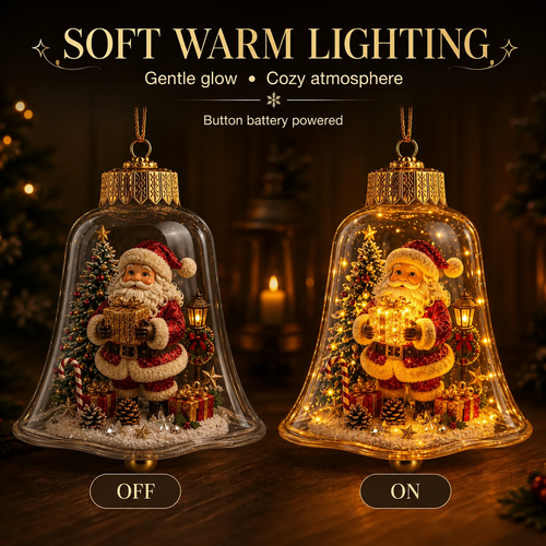 🎄 Last Day 50% OFF✨-🎅Light-Up Christmas Story Ornament for Magical Mini Holiday Scene Decor ✨