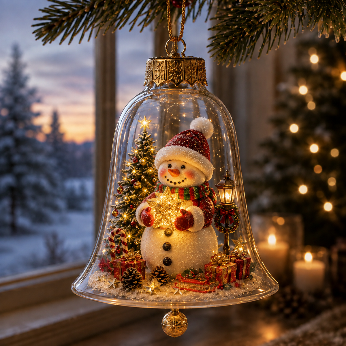🎄 Last Day 50% OFF✨-🎅Light-Up Christmas Story Ornament for Magical Mini Holiday Scene Decor ✨