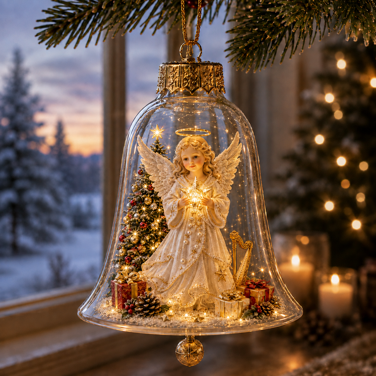 🎄 Last Day 50% OFF✨-🎅Light-Up Christmas Story Ornament for Magical Mini Holiday Scene Decor ✨