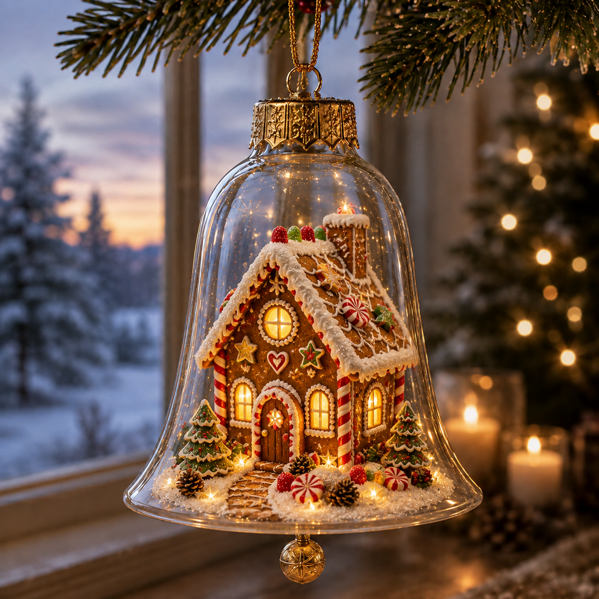 🎄 Last Day 50% OFF✨-🎅Light-Up Christmas Story Ornament for Magical Mini Holiday Scene Decor ✨