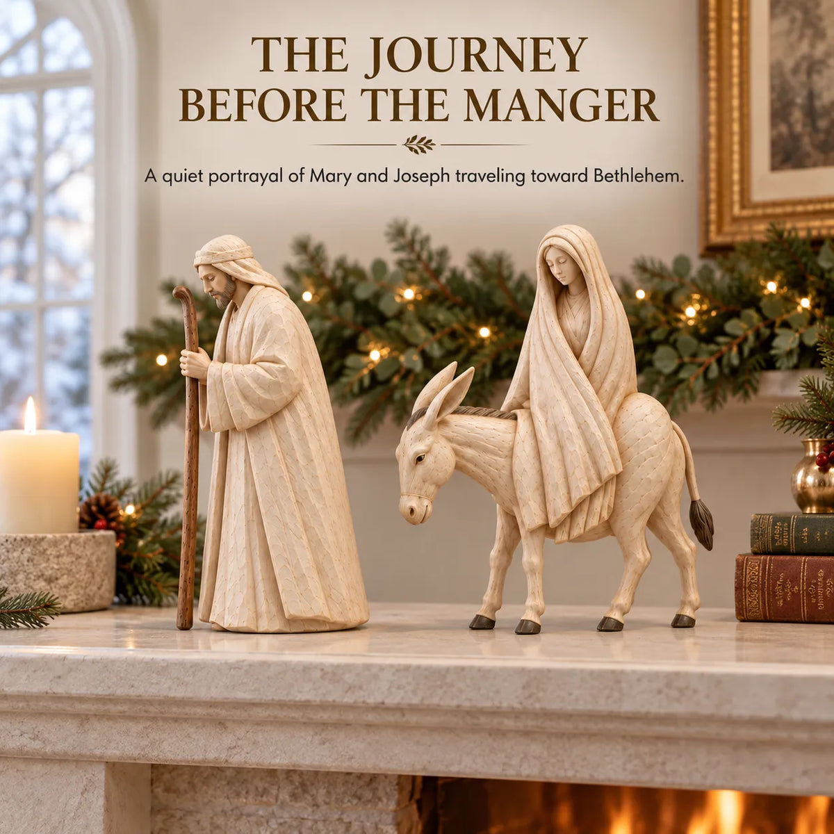 🤍 Holiday Celebration 50% OFF ✨-✝️Journey to Bethlehem Nativity Figurine Set ✨