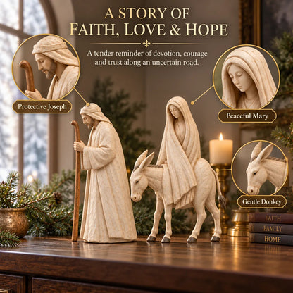 🤍 Holiday Celebration 50% OFF ✨-✝️Journey to Bethlehem Nativity Figurine Set ✨