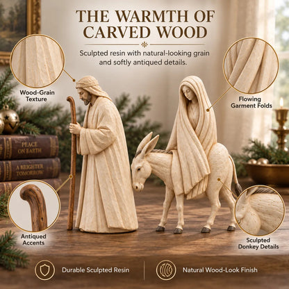 🤍 Holiday Celebration 50% OFF ✨-✝️Journey to Bethlehem Nativity Figurine Set ✨