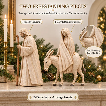 🤍 Holiday Celebration 50% OFF ✨-✝️Journey to Bethlehem Nativity Figurine Set ✨