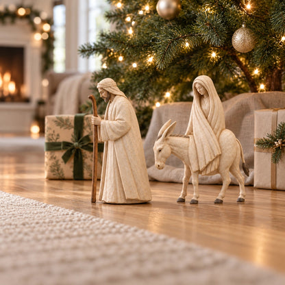 🤍 Holiday Celebration 50% OFF ✨-✝️Journey to Bethlehem Nativity Figurine Set ✨
