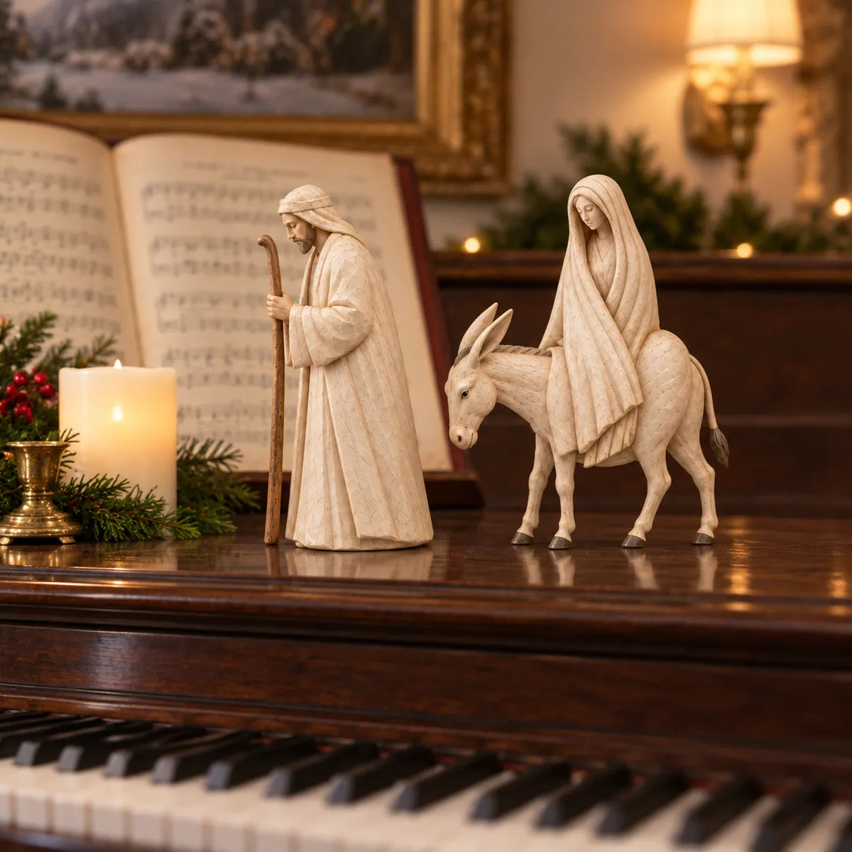 🤍 Holiday Celebration 50% OFF ✨-✝️Journey to Bethlehem Nativity Figurine Set ✨