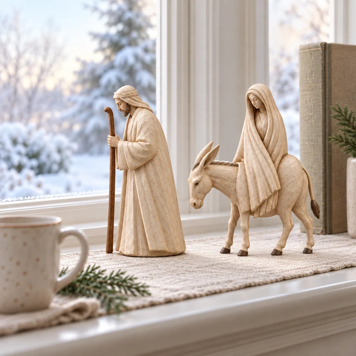 🤍 Holiday Celebration 50% OFF ✨-✝️Journey to Bethlehem Nativity Figurine Set ✨