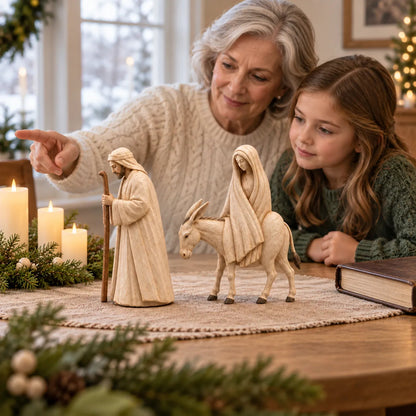 🤍 Holiday Celebration 50% OFF ✨-✝️Journey to Bethlehem Nativity Figurine Set ✨