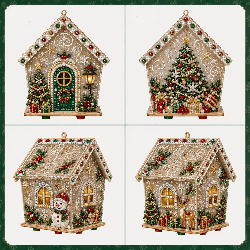 ⏰Last day Promotion 🔥-✨ DIY Pearl Art Christmas Collection for Creative Holiday Decorating 🎁