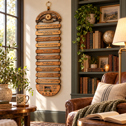 ✝️A Home Built on Faith – The Ten Commandments❤️