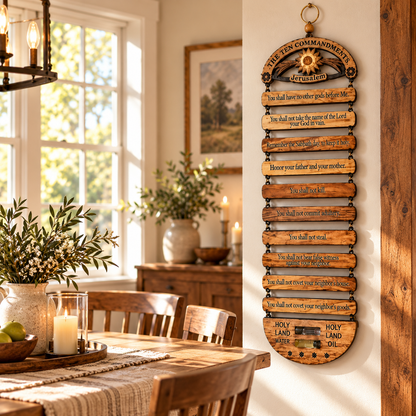✝️A Home Built on Faith – The Ten Commandments❤️