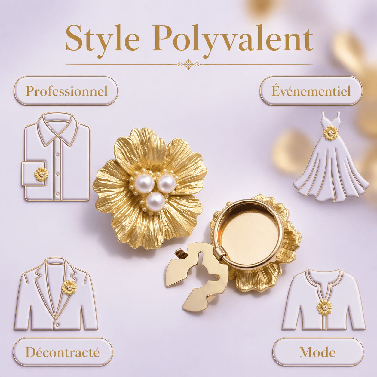Cache-boutons : Chic en un instant