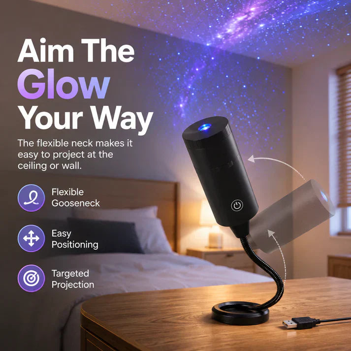🔥 Last Day 50% OFF✨-Night Light Projector - Smart Holographic Star Projector