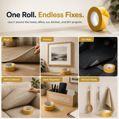 🔥 High-Tack Mesh Tape — Secure Mounting Made Fast, Easy & Effortless